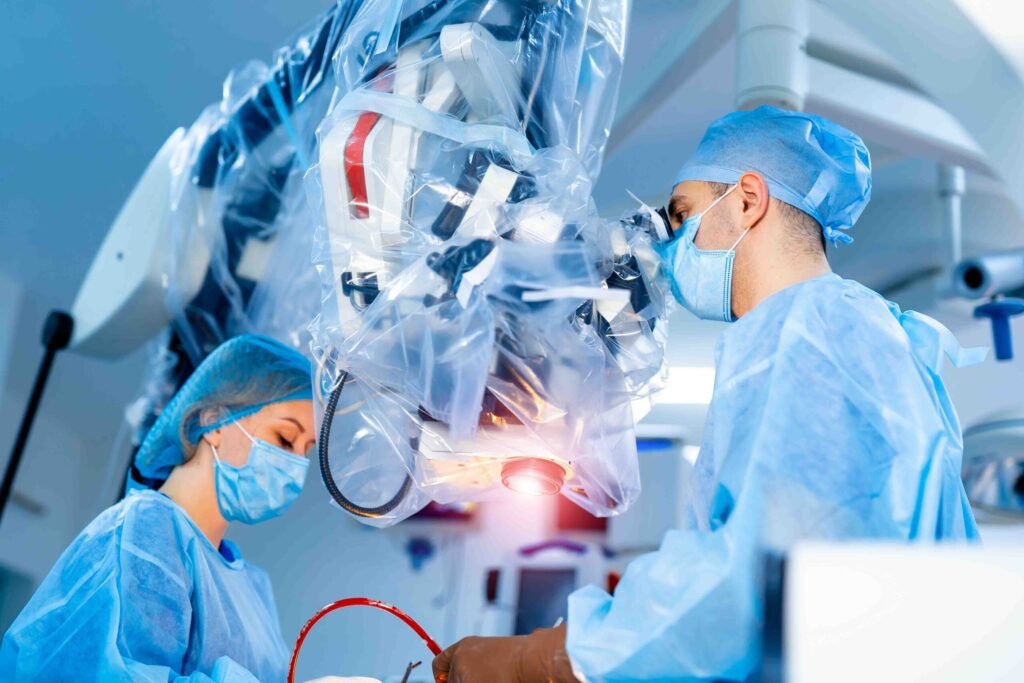 Microsurgery in Indore performed by expert plastic surgeon using advanced surgical microscope at a modern hospital